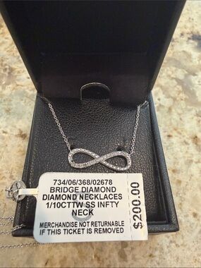 Diamond Infinity Necklace